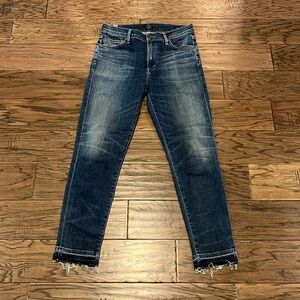 Citizens of Humanity Rocket Crop High Rise Skinny High Rise Size 28